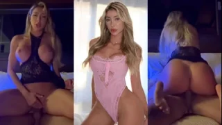 Leticia Reed loira gostosa tomando pica de quatro do bombado da academia