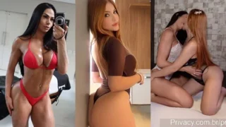 Metendo com duas a ruiva Maite Sasdelli e morena Danny Mancini