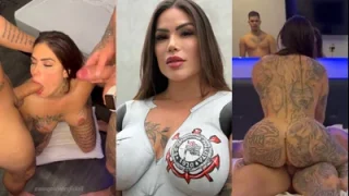 Musa da Gaviões Anny Alves fodendo com dois homens