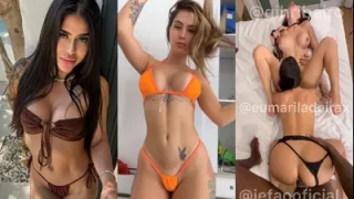 Pornô do Jefão fodendo duas morenas a Gih Ribeiro e Mari Ladeira