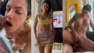 Tia Laura Lin chupou até as bolas e quicou na pica do sobrinho