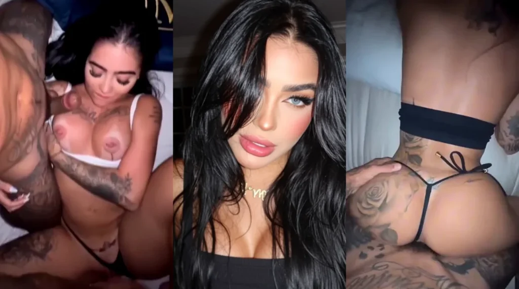 Mc Mirella nua na parte de cima e de calcinha pagando boquete e depois fodendo de quatro