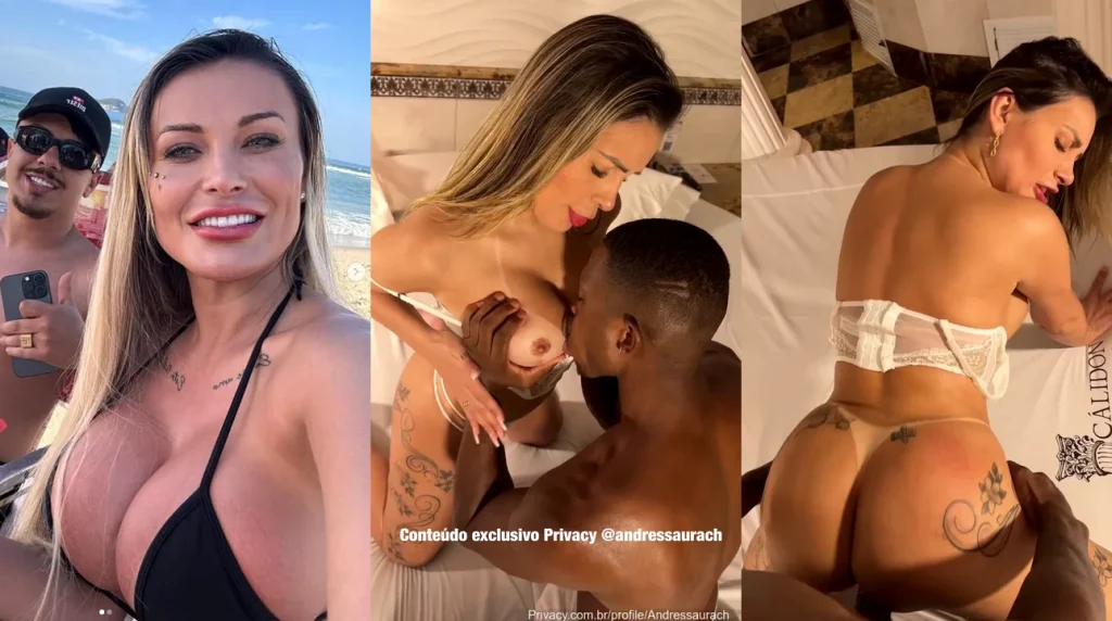Andressa Urach fudendo de quatro