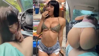 Ninfa Japa quicando na piroca do motorista de aplicativo