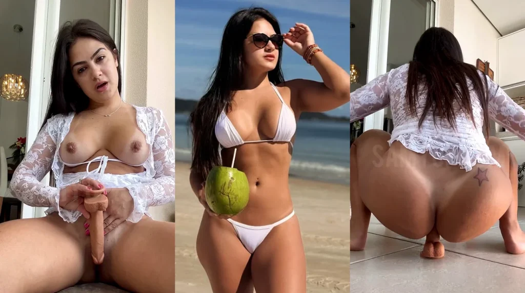Samara Oliveira nua tocando siririca