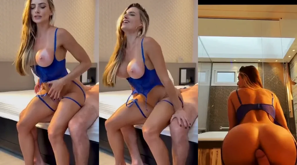 A gostosa Sarah Caus sentando na pica gemendo e rebolando com tesão, ela tem peitos grandes e bunda grande, perfeita e gostosa