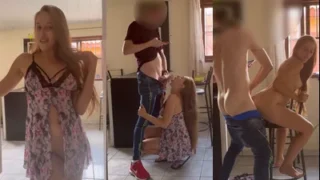 Casada fez uma surpresa transando com amigo do corno sera que ele gostou
